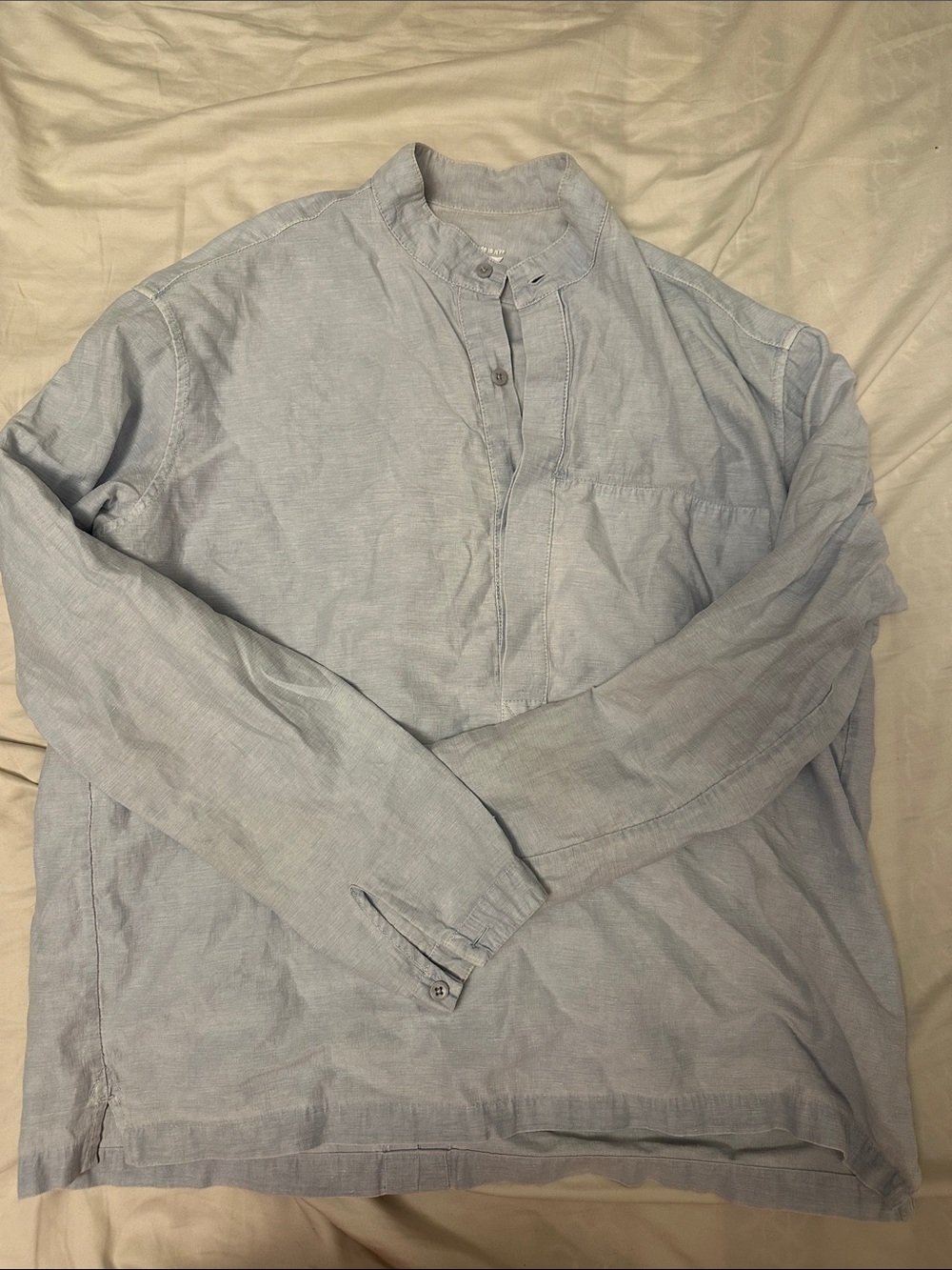 Outlier Injected Linen Popover shirt, size M